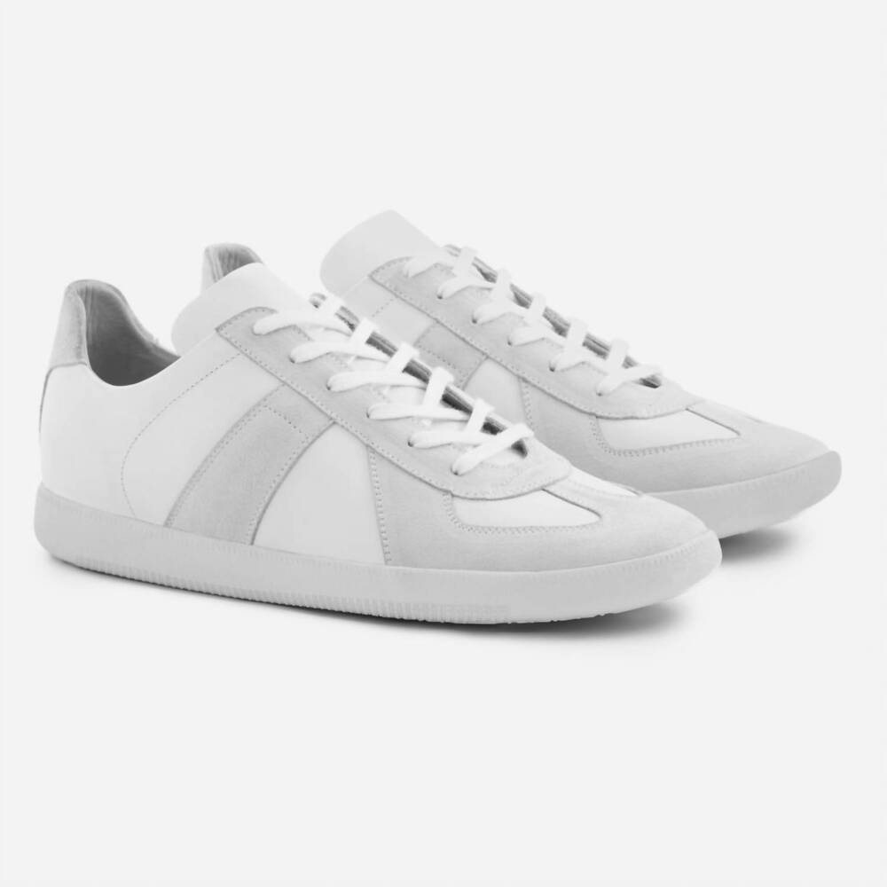 NEW BECKETT SIMONON men's morgen trainers shoe in white
